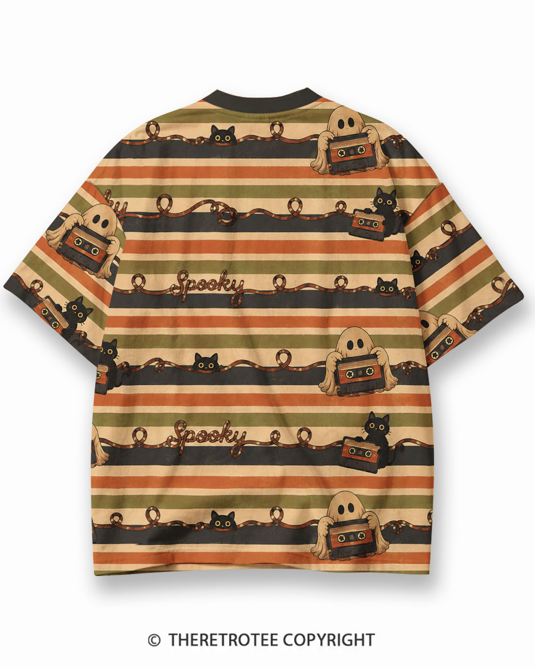 需要改描述，SEO标题和描述，增加一个SKU TheRetroTee XXX Eco Oversized Striped Ringer T-Shirt