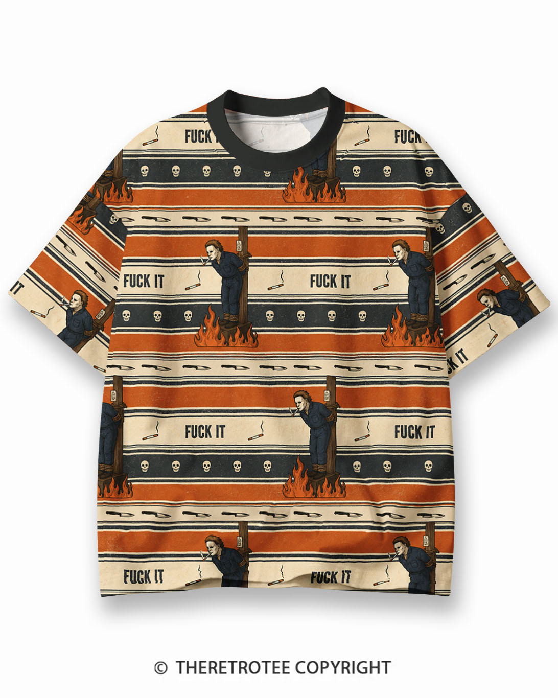 需要改描述，SEO标题和描述，增加一个SKU TheRetroTee XXX Eco Oversized Striped Ringer T-Shirt