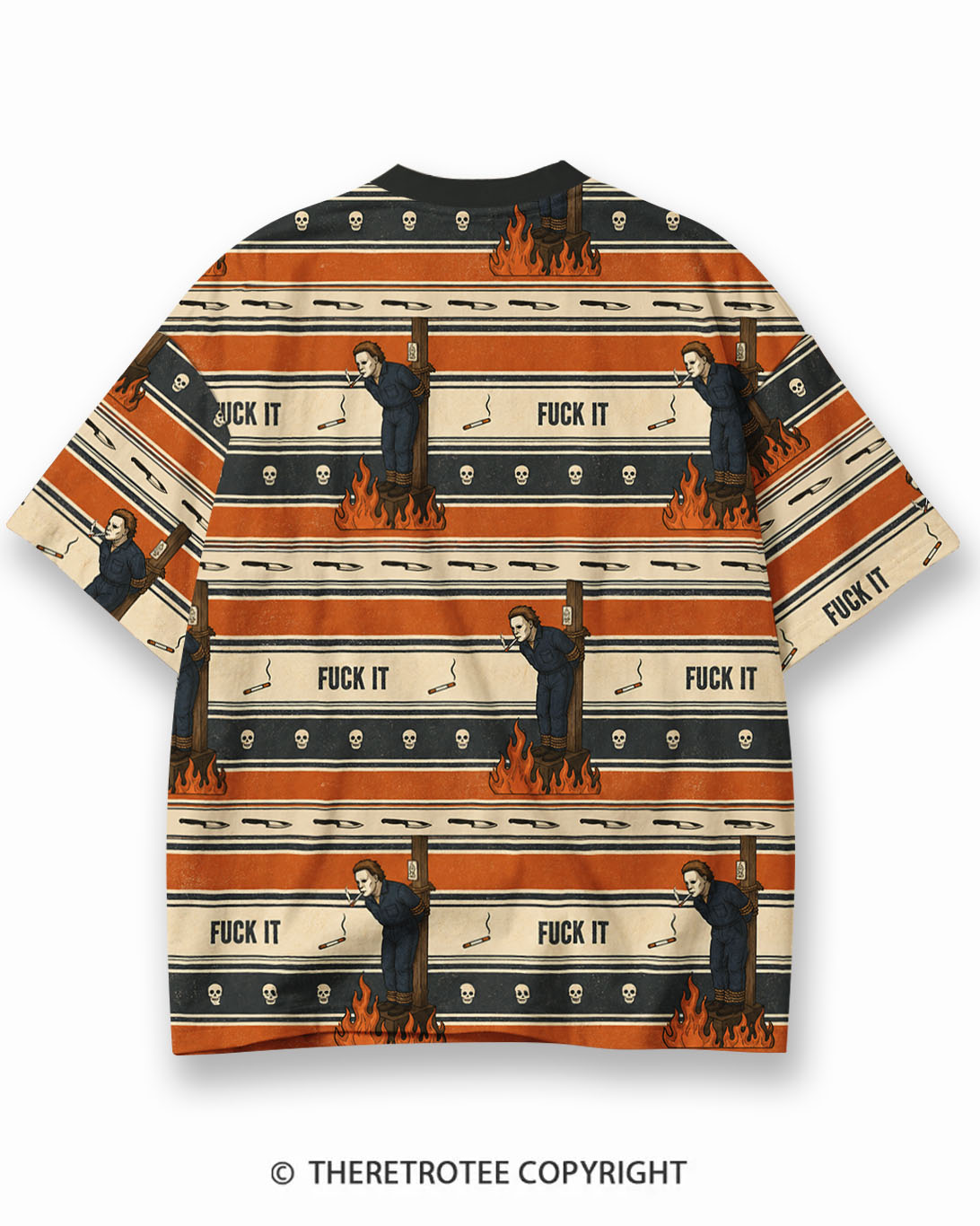 需要改描述，SEO标题和描述，增加一个SKU TheRetroTee XXX Eco Oversized Striped Ringer T-Shirt