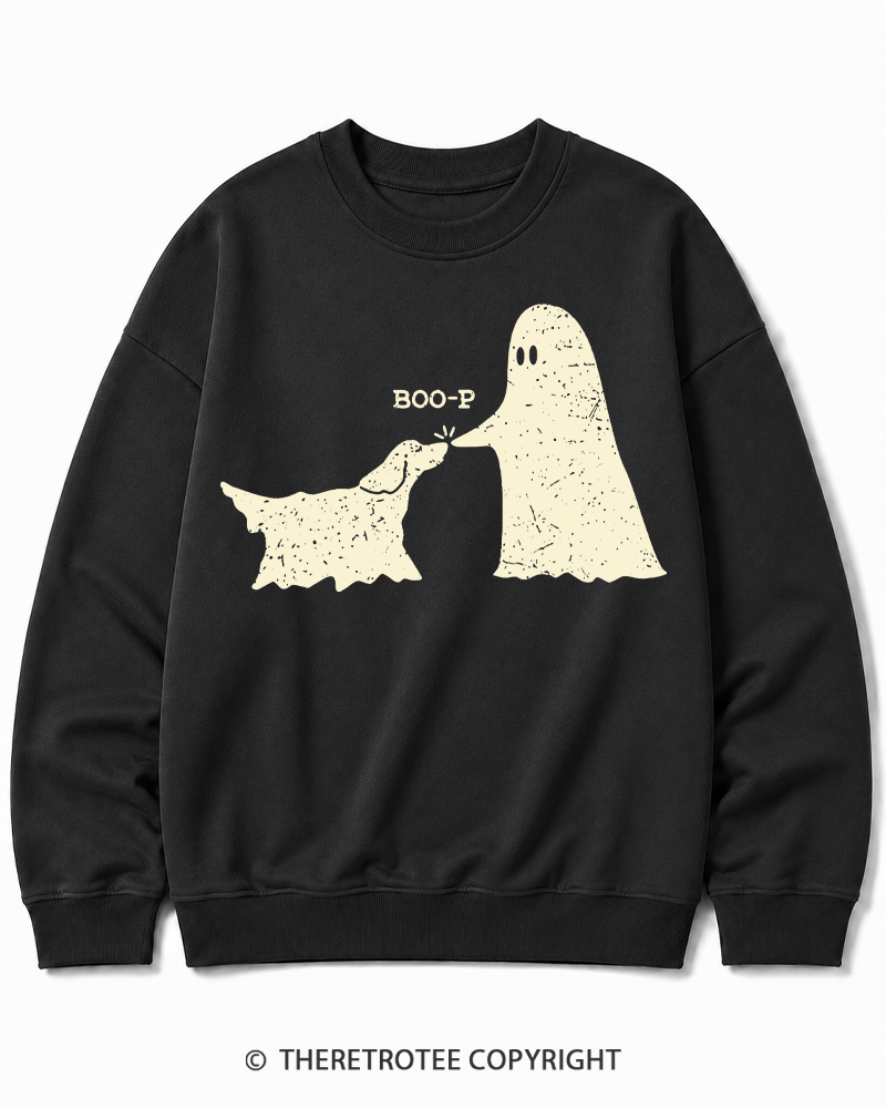 TheRetroTee Boonana 1980s Halloween Cotton Sweatshirt