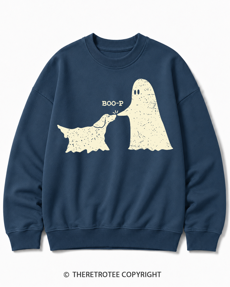 TheRetroTee Boonana 1980s Halloween Cotton Sweatshirt