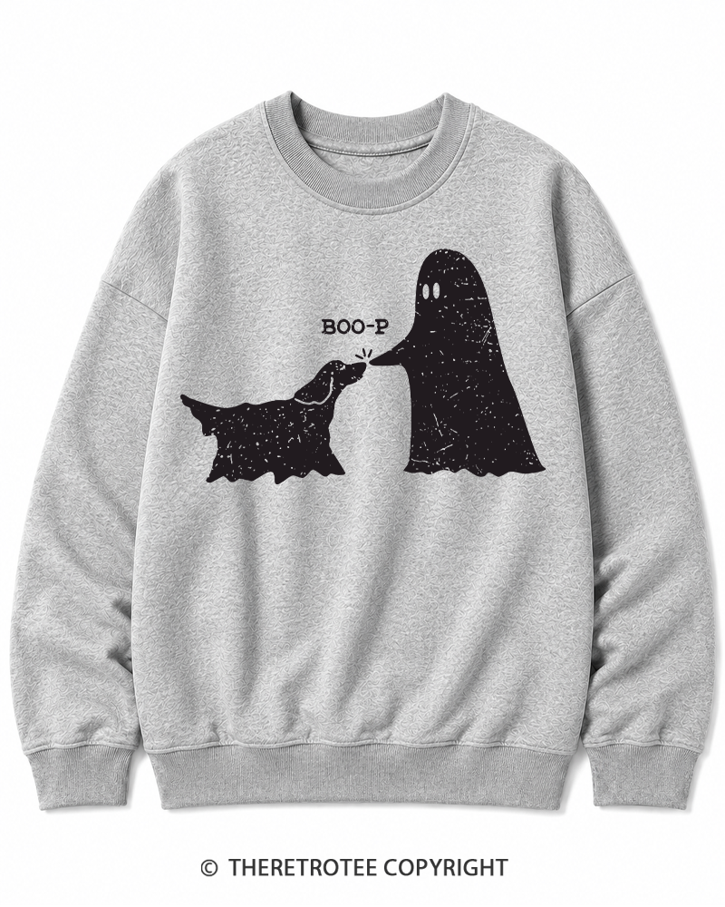 TheRetroTee Boonana 1980s Halloween Cotton Sweatshirt