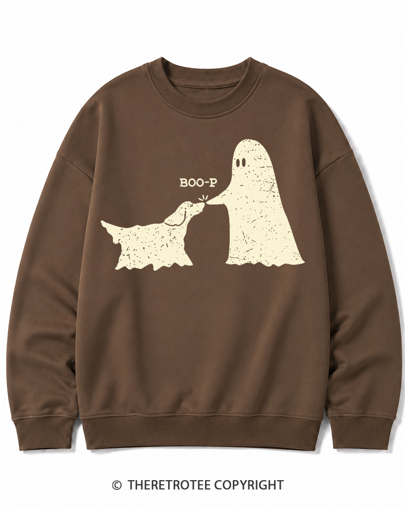 TheRetroTee Boonana 1980s Halloween Cotton Sweatshirt