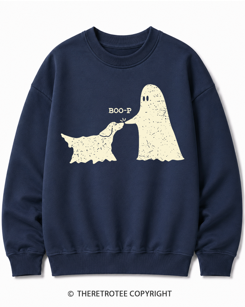 TheRetroTee Boonana 1980s Halloween Cotton Sweatshirt