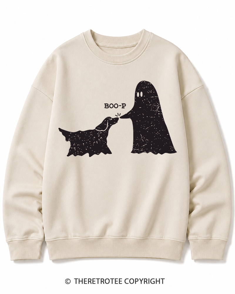 TheRetroTee Boonana 1980s Halloween Cotton Sweatshirt