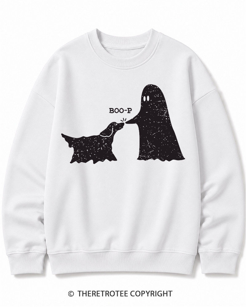 TheRetroTee Boonana 1980s Halloween Cotton Sweatshirt