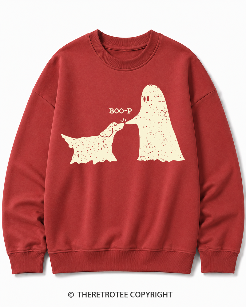 TheRetroTee Boonana 1980s Halloween Cotton Sweatshirt