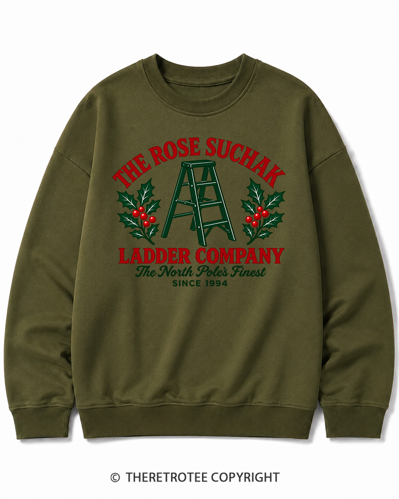TheRetroTee The North Pole’s Finest 1990s Christmas Cotton Sweatshirt