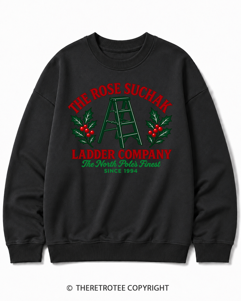 TheRetroTee The North Pole’s Finest 1990s Christmas Cotton Sweatshirt