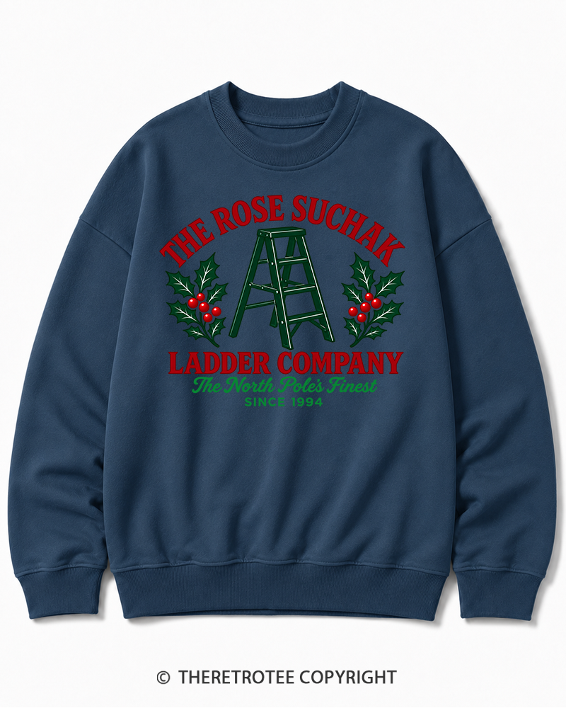 TheRetroTee The North Pole’s Finest 1990s Christmas Cotton Sweatshirt