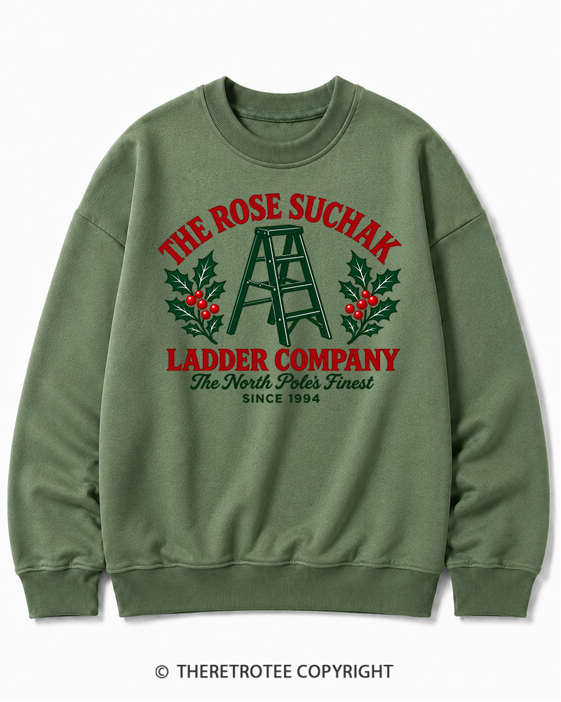 TheRetroTee The North Pole’s Finest 1990s Christmas Cotton Sweatshirt