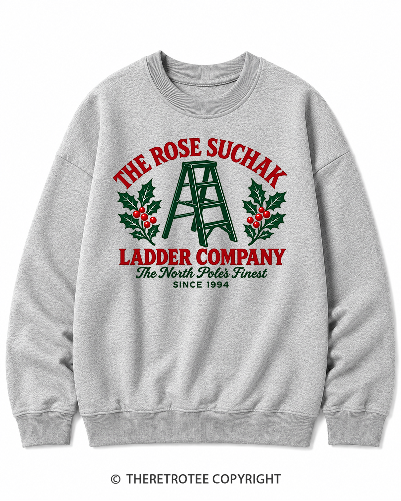 TheRetroTee The North Pole’s Finest 1990s Christmas Cotton Sweatshirt