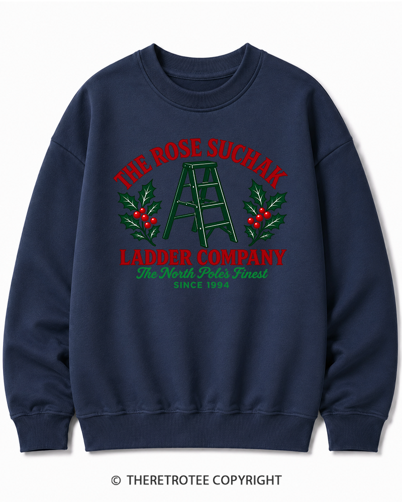 TheRetroTee The North Pole’s Finest 1990s Christmas Cotton Sweatshirt