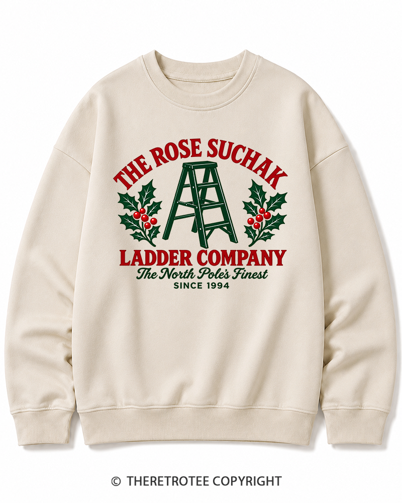 TheRetroTee The North Pole’s Finest 1990s Christmas Cotton Sweatshirt