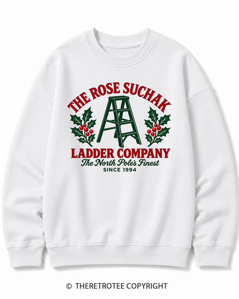 TheRetroTee The North Pole’s Finest 1990s Christmas Cotton Sweatshirt