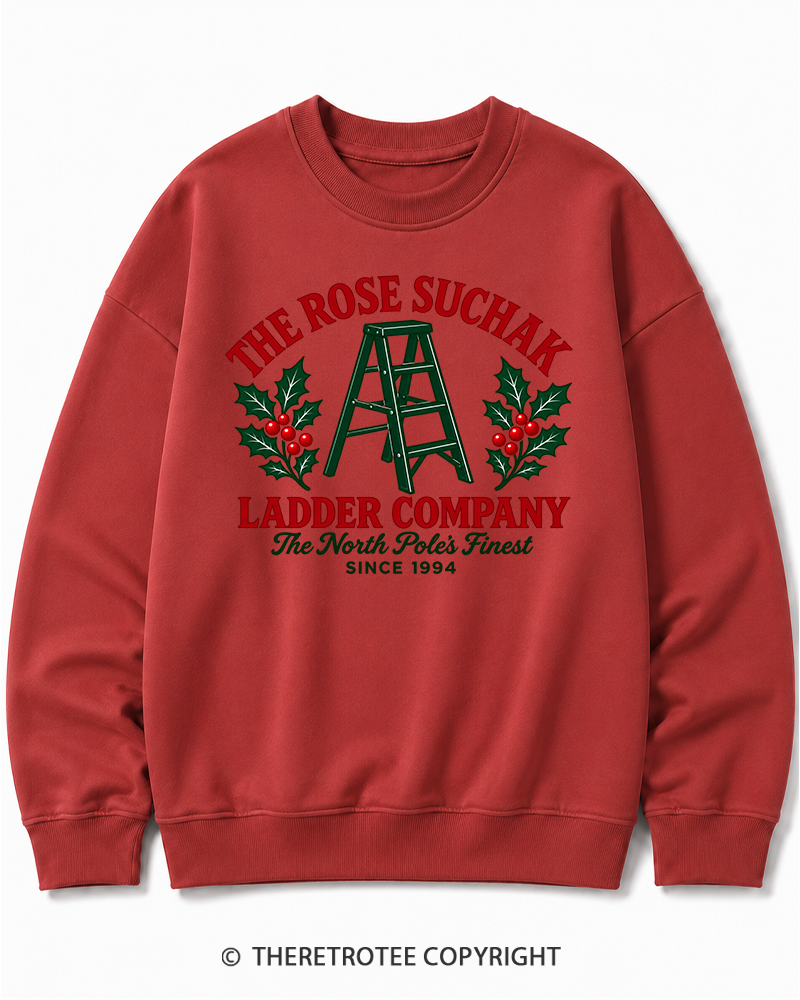 TheRetroTee The North Pole’s Finest 1990s Christmas Cotton Sweatshirt