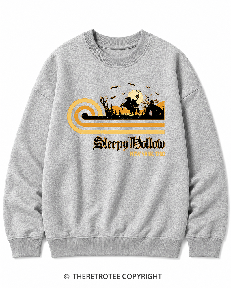 TheRetroTee Sleepy Hollow 1970s Halloween Cotton Sweatshirt