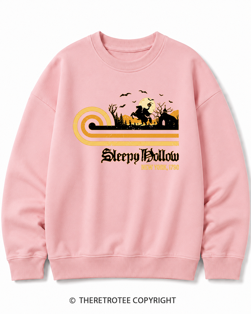 TheRetroTee Sleepy Hollow 1970s Halloween Cotton Sweatshirt