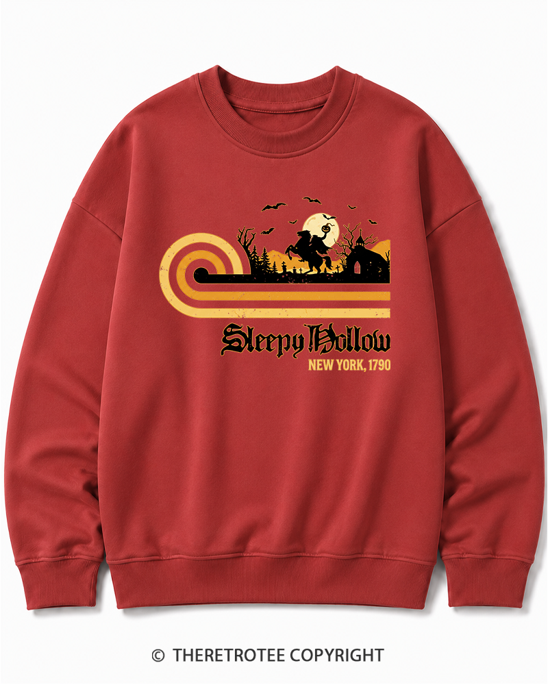 TheRetroTee Sleepy Hollow 1970s Halloween Cotton Sweatshirt
