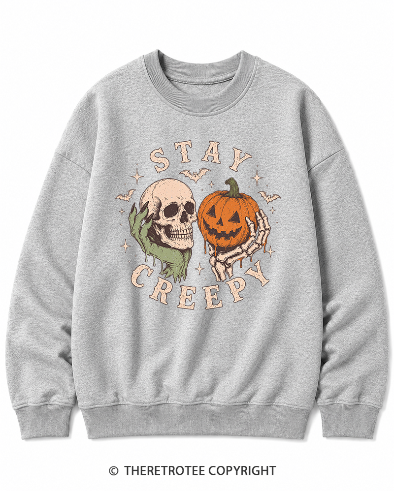 TheRetroTee Staying Alive 1990s Halloween Halloween Cotton Sweatshirt