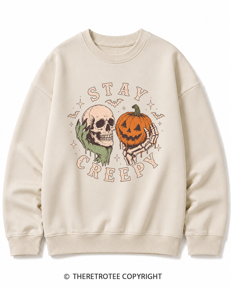 TheRetroTee Staying Alive 1990s Halloween Halloween Cotton Sweatshirt