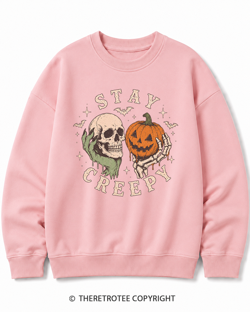 TheRetroTee Staying Alive 1990s Halloween Halloween Cotton Sweatshirt