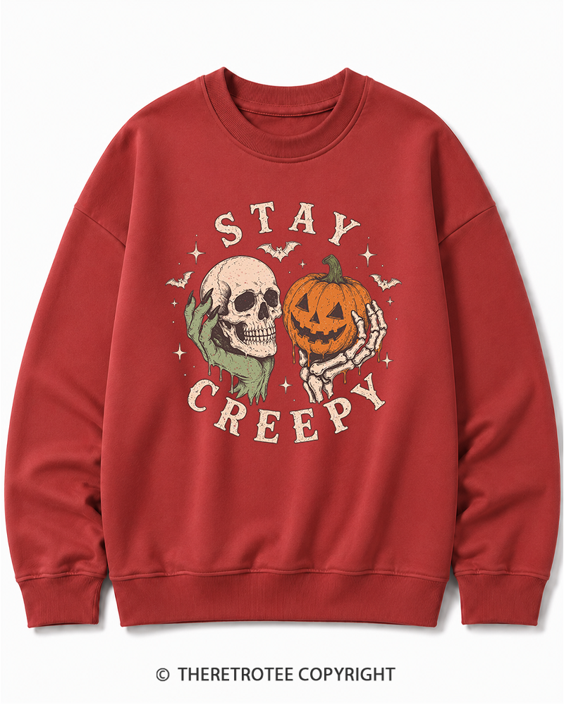 TheRetroTee Staying Alive 1990s Halloween Halloween Cotton Sweatshirt