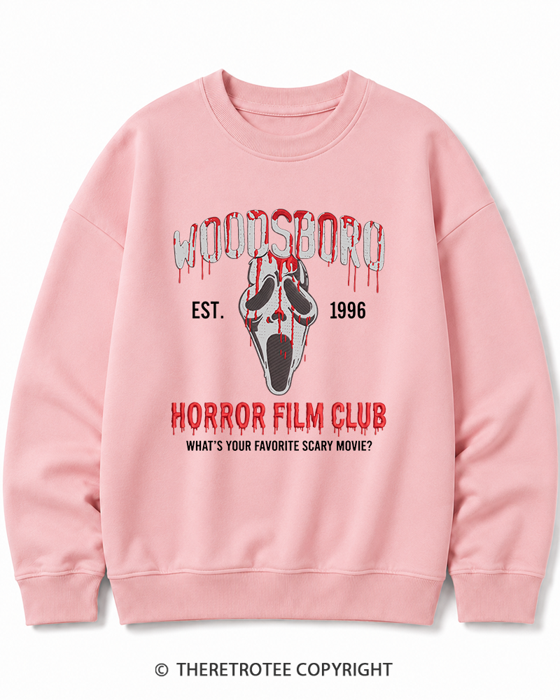 TheRetroTee What's Your Favorite Scary Movie 1990s Halloween Cotton Sweatshirt