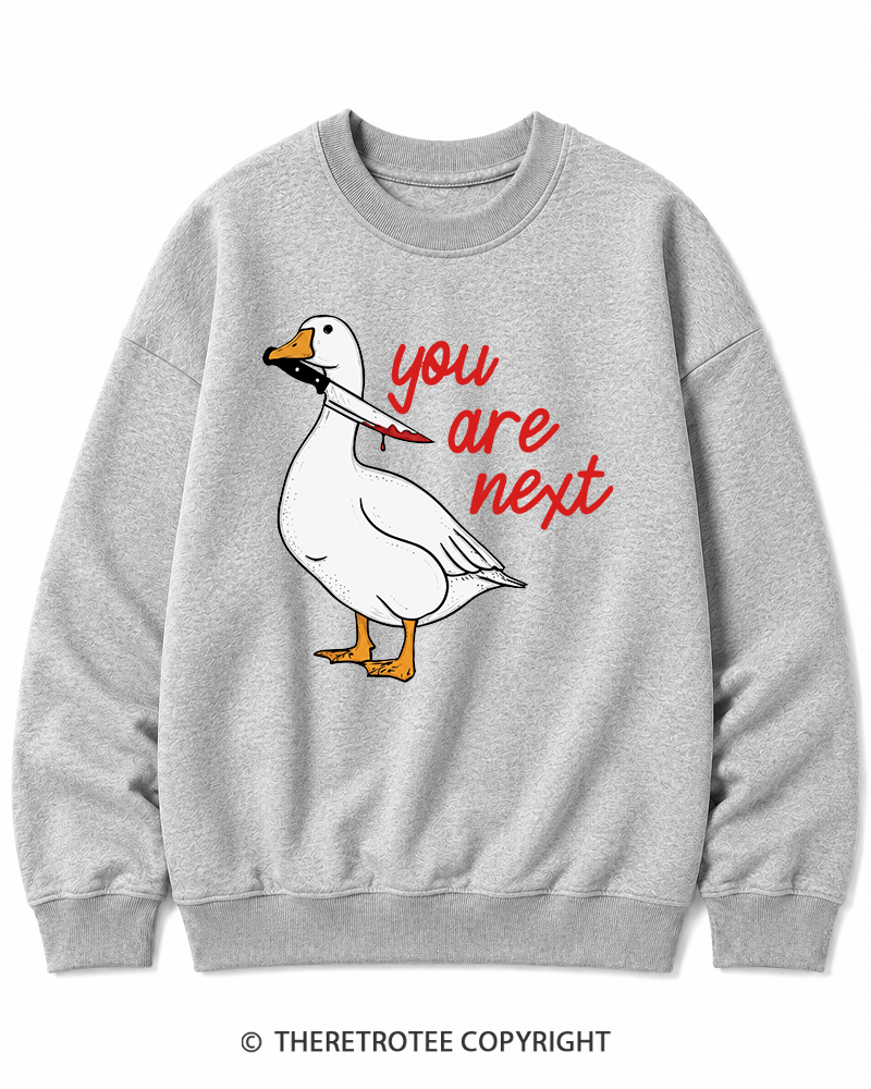 TheRetroTee You Are Next 2000s Halloween Cotton Sweatshirt