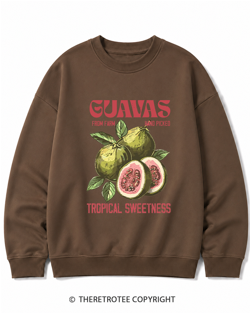 TheRetroTee Exotic Fruit Lover 1960s Cotton Sweatshirt