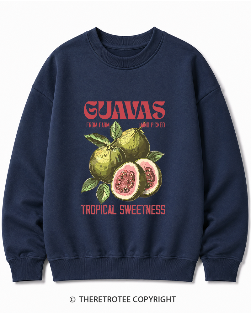 TheRetroTee Exotic Fruit Lover 1960s Cotton Sweatshirt