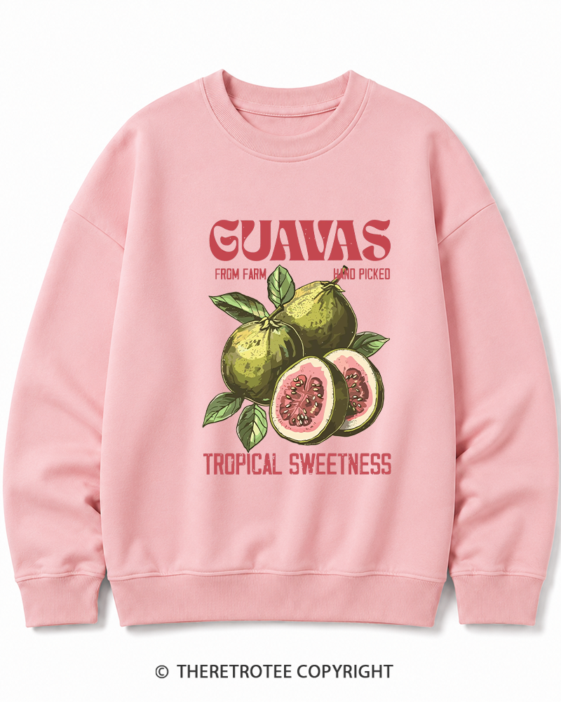 TheRetroTee Exotic Fruit Lover 1960s Cotton Sweatshirt
