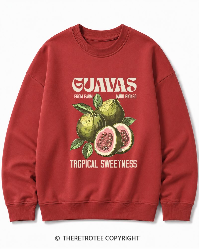 TheRetroTee Exotic Fruit Lover 1960s Cotton Sweatshirt