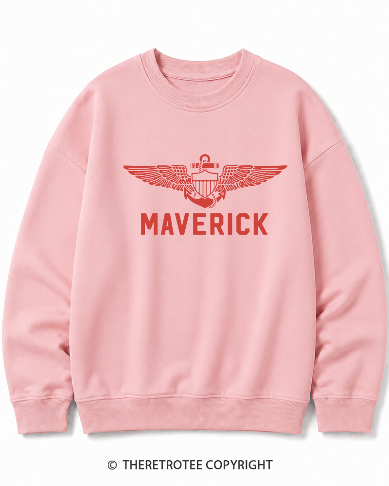 TheRetroTee 1980s Pilot Inspired Cotton Sweatshirt