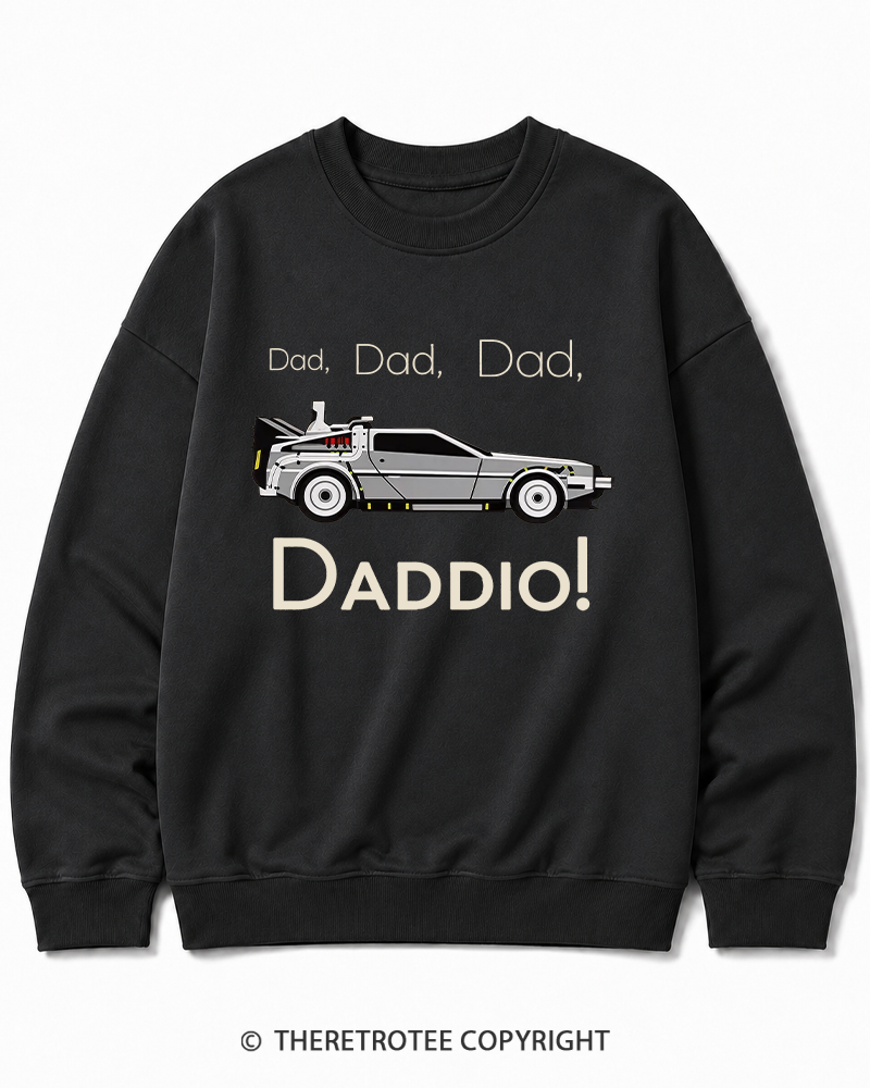 TheRetroTee Dad Daddio 1980s Cotton Sweatshirt