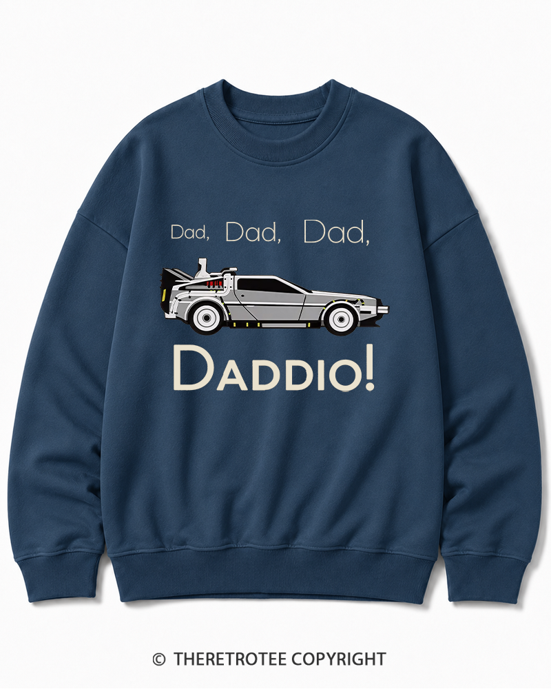 TheRetroTee Dad Daddio 1980s Cotton Sweatshirt