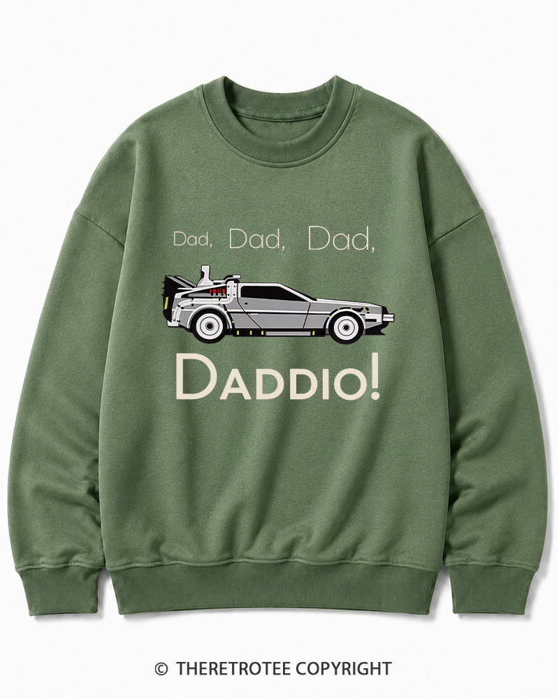 TheRetroTee Dad Daddio 1980s Cotton Sweatshirt