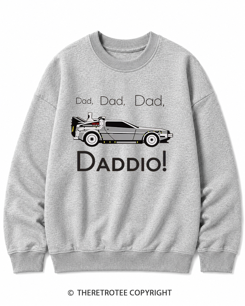 TheRetroTee Dad Daddio 1980s Cotton Sweatshirt