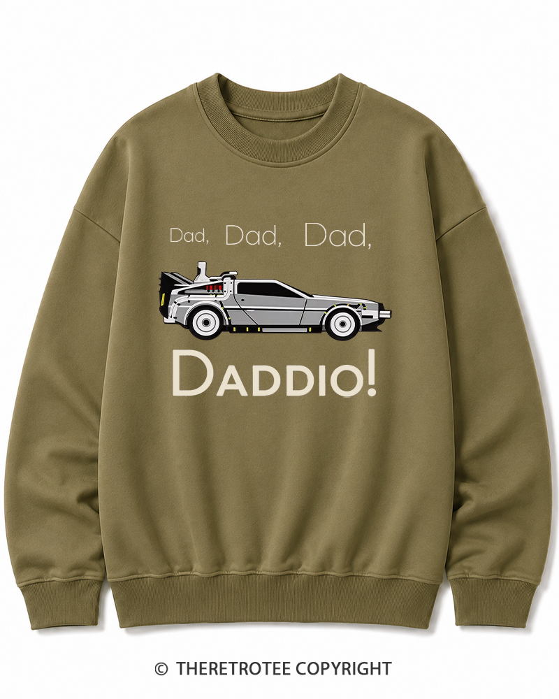 TheRetroTee Dad Daddio 1980s Cotton Sweatshirt