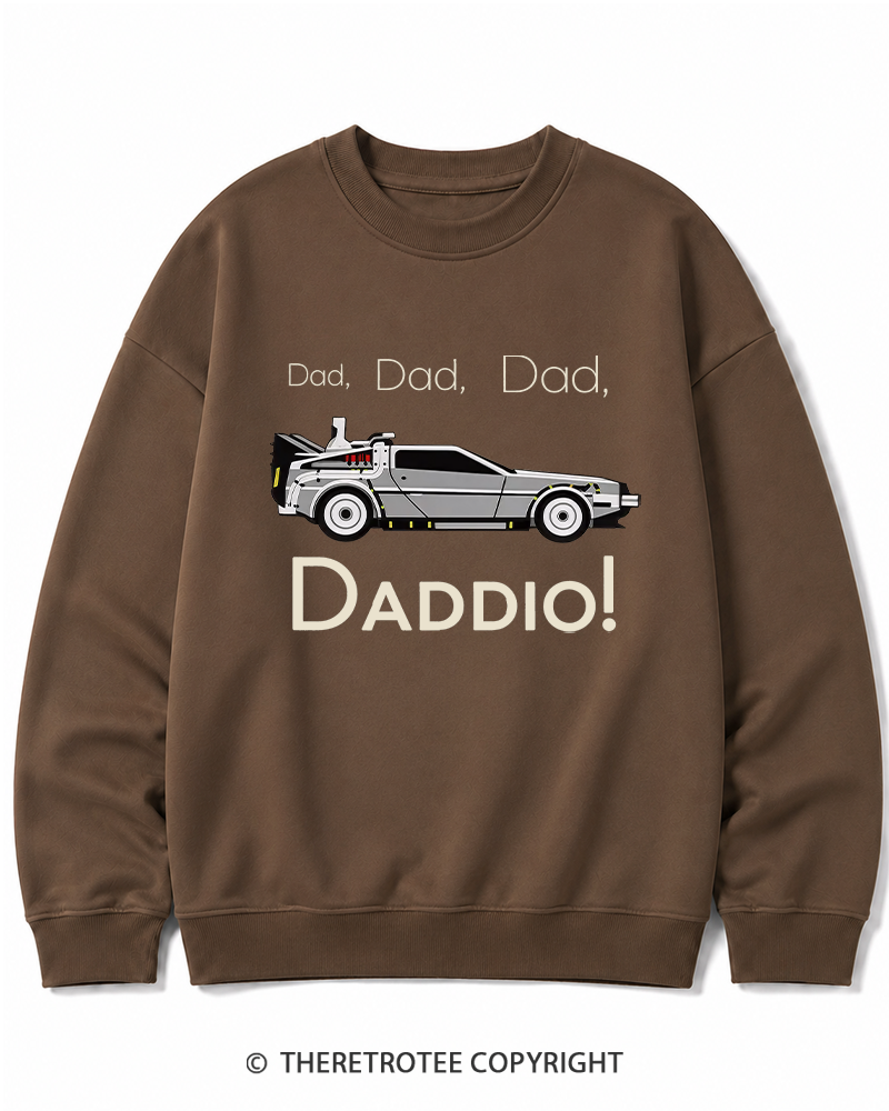 TheRetroTee Dad Daddio 1980s Cotton Sweatshirt