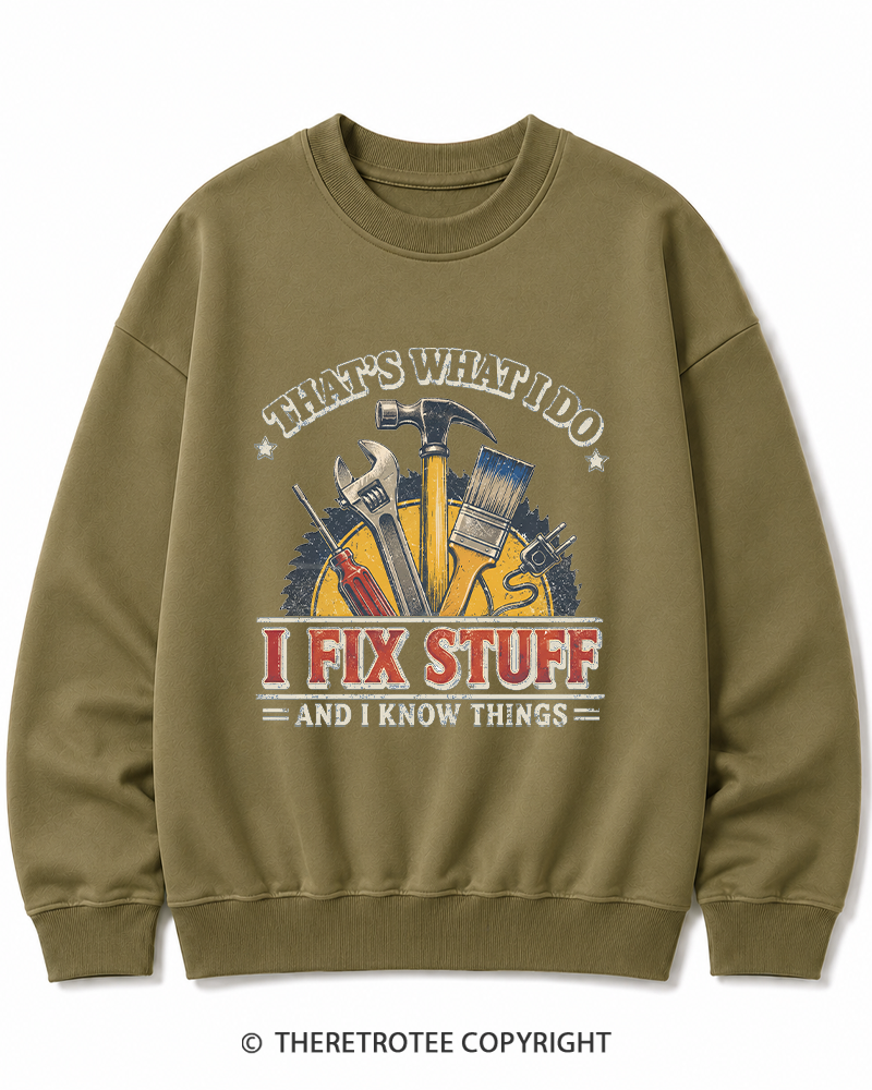 TheRetroTee That’s What I Do 1970s Cotton Sweatshirt