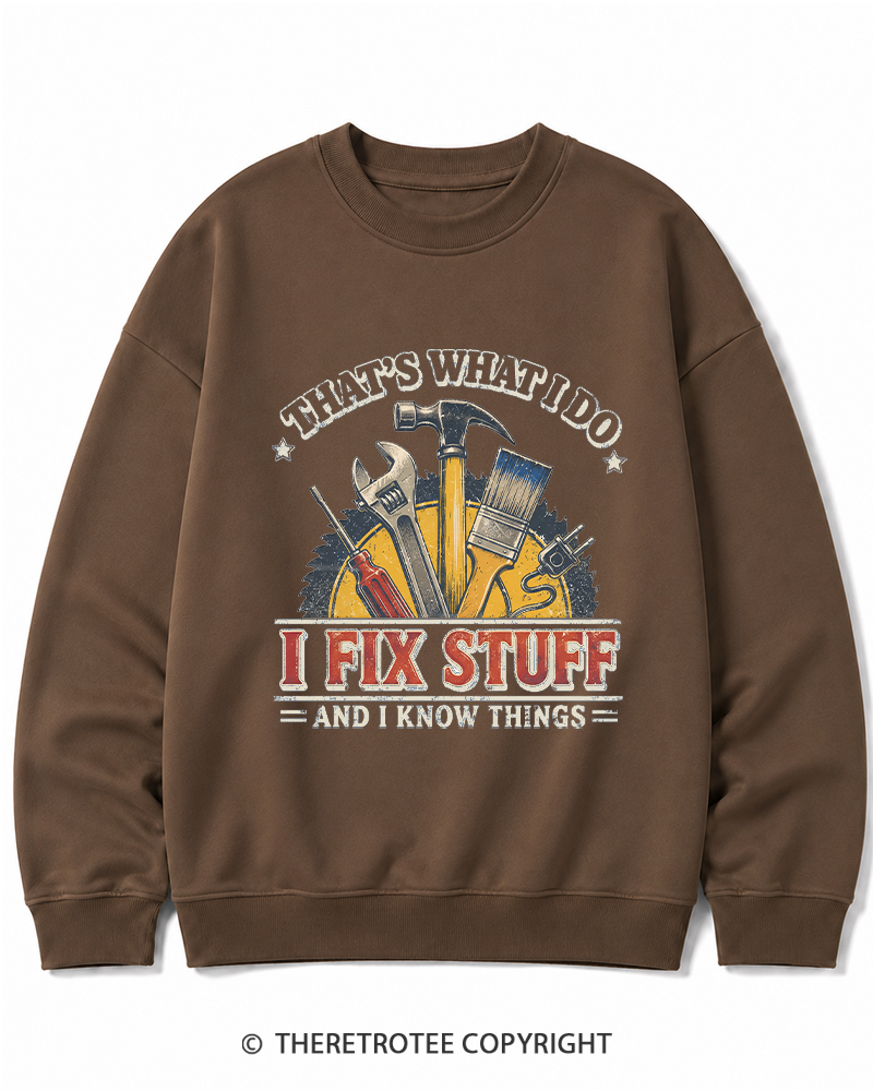 TheRetroTee That’s What I Do 1970s Cotton Sweatshirt