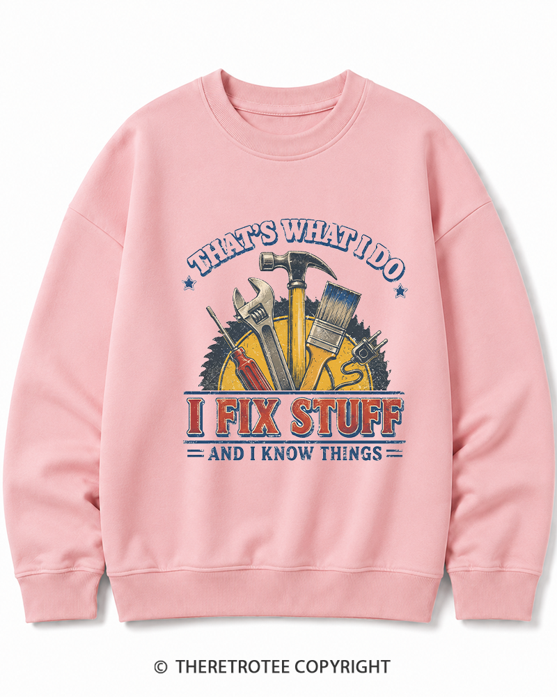 TheRetroTee That’s What I Do 1970s Cotton Sweatshirt