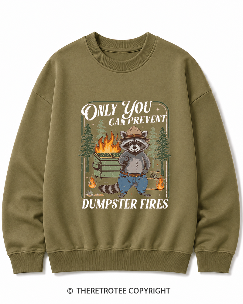 TheRetroTee Only You Can Prevent 1970s Cotton Sweatshirt