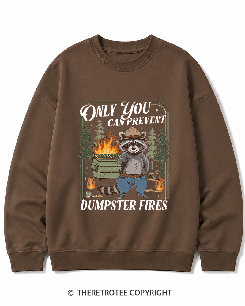 TheRetroTee Only You Can Prevent 1970s Cotton Sweatshirt