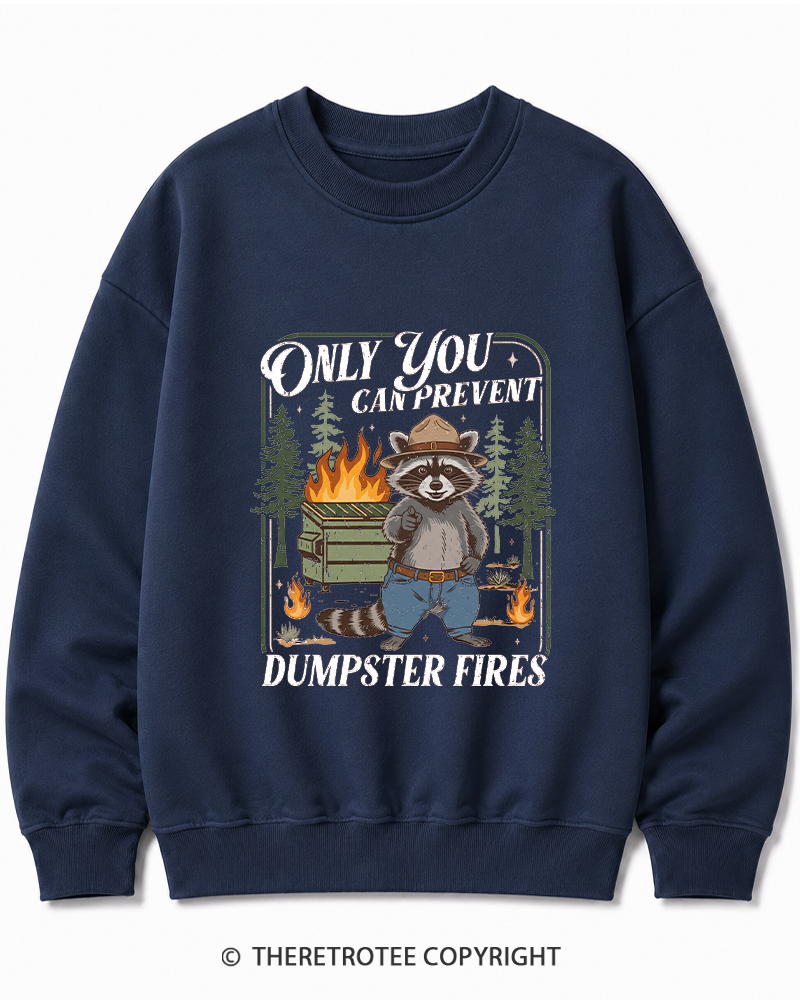TheRetroTee Only You Can Prevent 1970s Cotton Sweatshirt