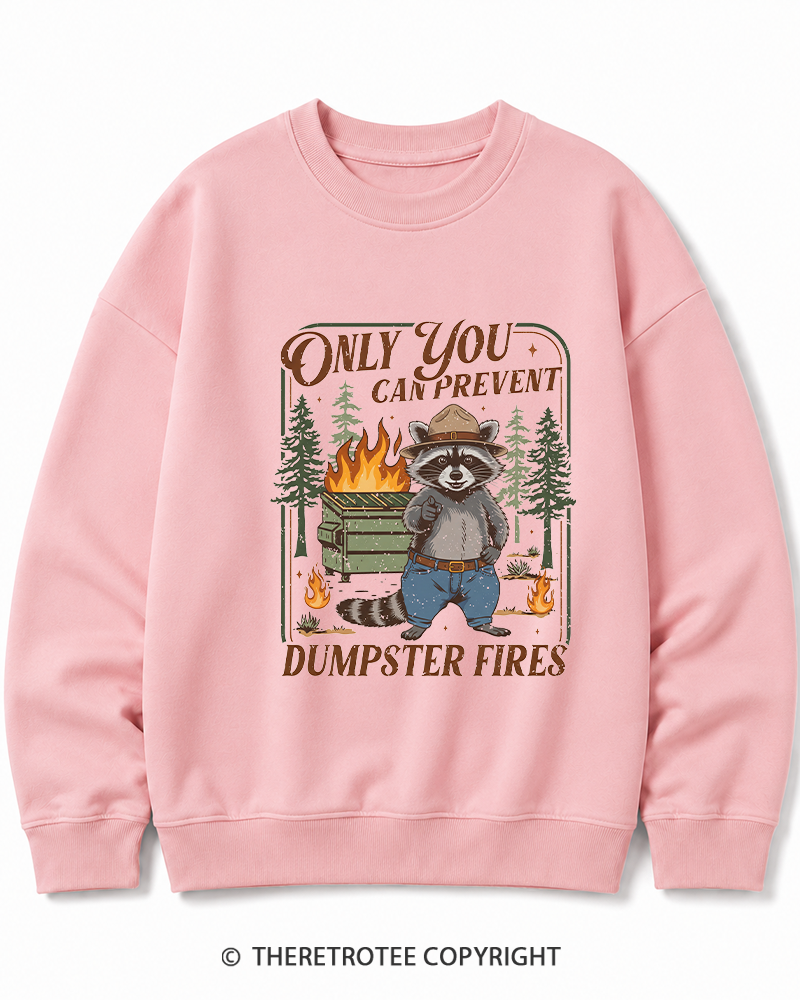 TheRetroTee Only You Can Prevent 1970s Cotton Sweatshirt