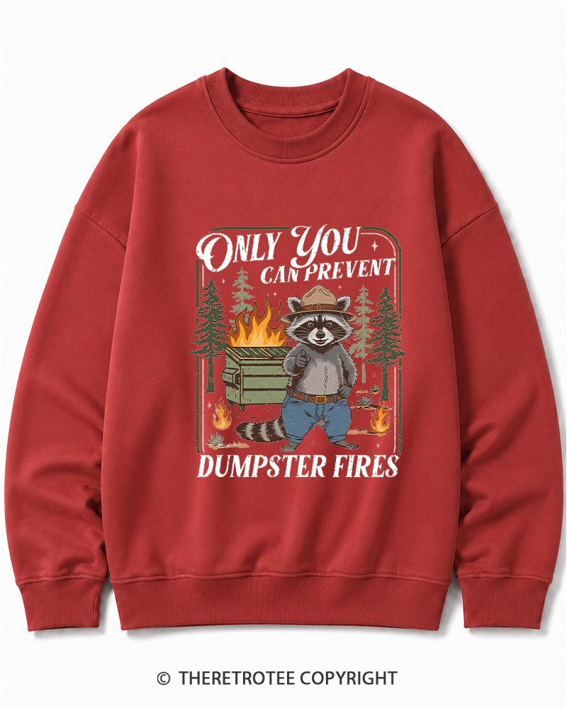 TheRetroTee Only You Can Prevent 1970s Cotton Sweatshirt
