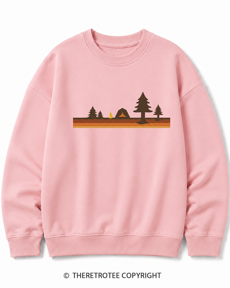TheRetroTee Camper 1980s Cotton Sweatshirt