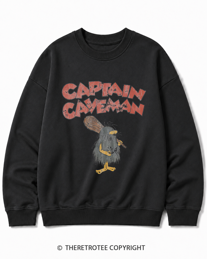 TheRetroTee 1970s Stone Hero Cotton Sweatshirt